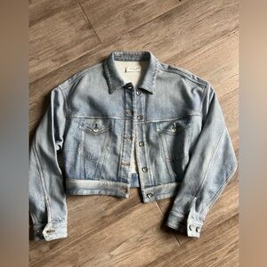 rag & bone Light Blue Jean Jacket